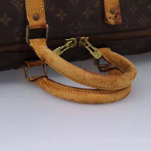 LOUIS VUITTON Monogram Keepall 45 Boston Bag M41428 LV Auth MX259 - Picture 9 of 14